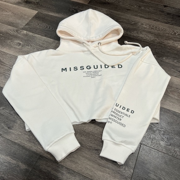 Missguided Sweaters - Missguided Cropped Hoodie